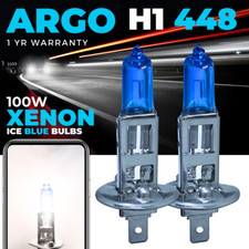 2 x H1 Ice Blue 100w Xenon Front Dipped Low Beam Headlight Headlamp Light Bulbs