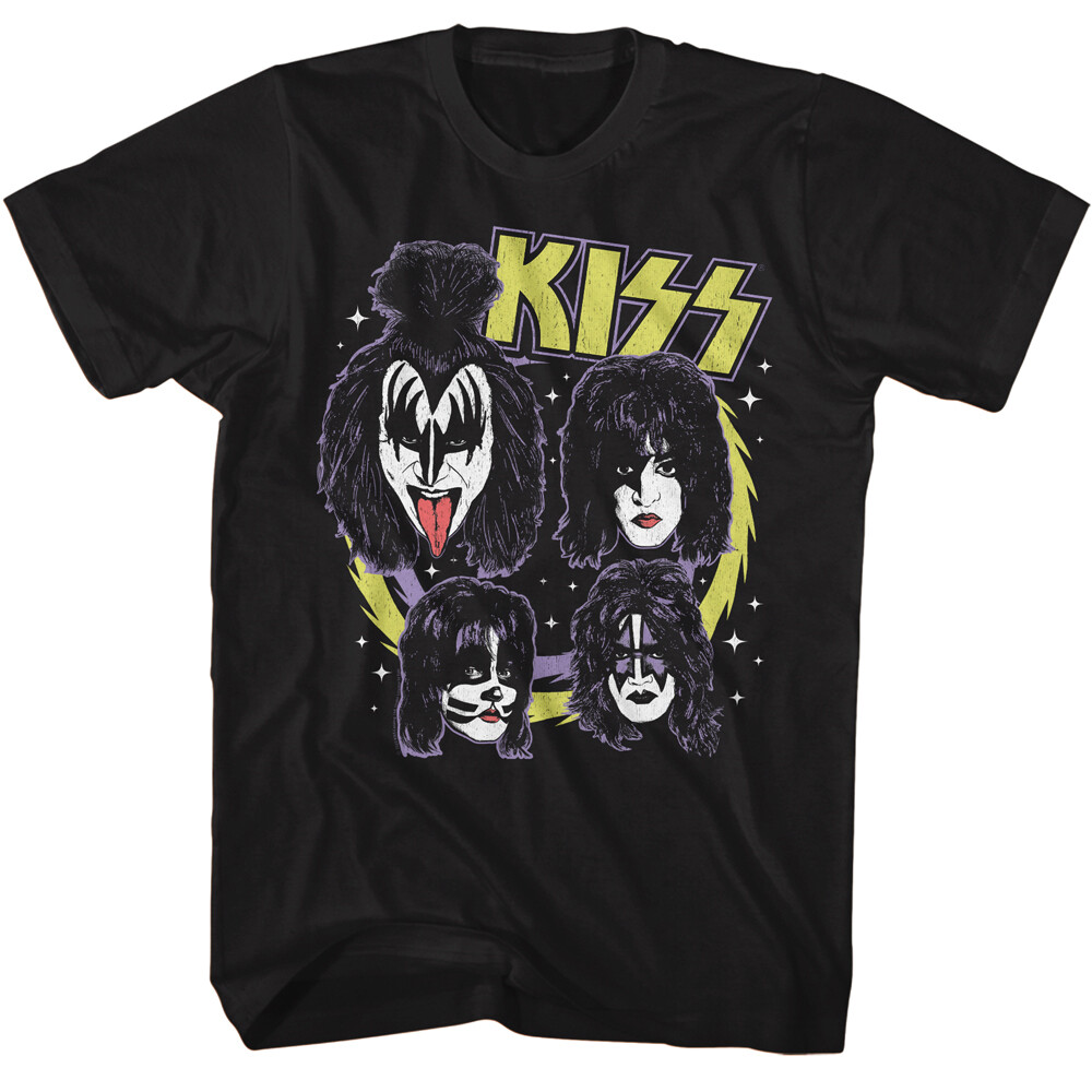 Kiss Music Band T-Shirt Kiss Spike Heavy Metal Music Official