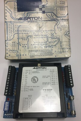 Alerton HVAC CONTROL BOARD TX-651 P Pulse Tux MICROSET MICROTOUCH 24V