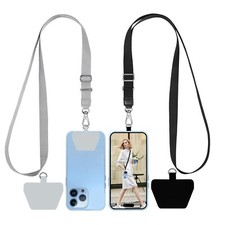 SHANSHUI Phone Lanyard, 2 Pack Phone Lanyard Strap 2X Durable Tether Tab Univ...