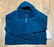 NEW Lululemon Scuba Oversized Half-Zip Hoodie Mineral Blue 2022 Release  XS/S