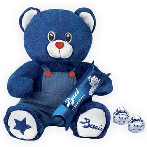 peluche con cioccolatini