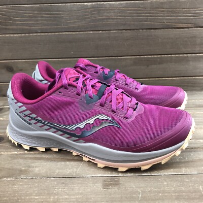 Peregrine Saucony Dublin Saucony Peregrine 11 Red Maroon Grey