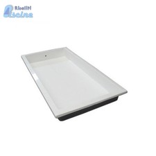 Vasca lavapiedi piscine pubbliche vetroresina colore bianca cm 200x100 piscina