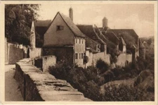 CPA AK Rothenburg Stadtmauerpartie bei der Hohl GERMANY (1076710)