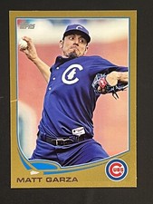 2013 Topps #643 Matt Garza Gold #/2013 Chicago Cubs