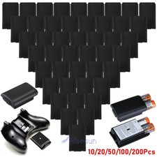 Lot 50 100 200 AA Battery Back Cover Case Shell For Xbox 360 Wireless Controller