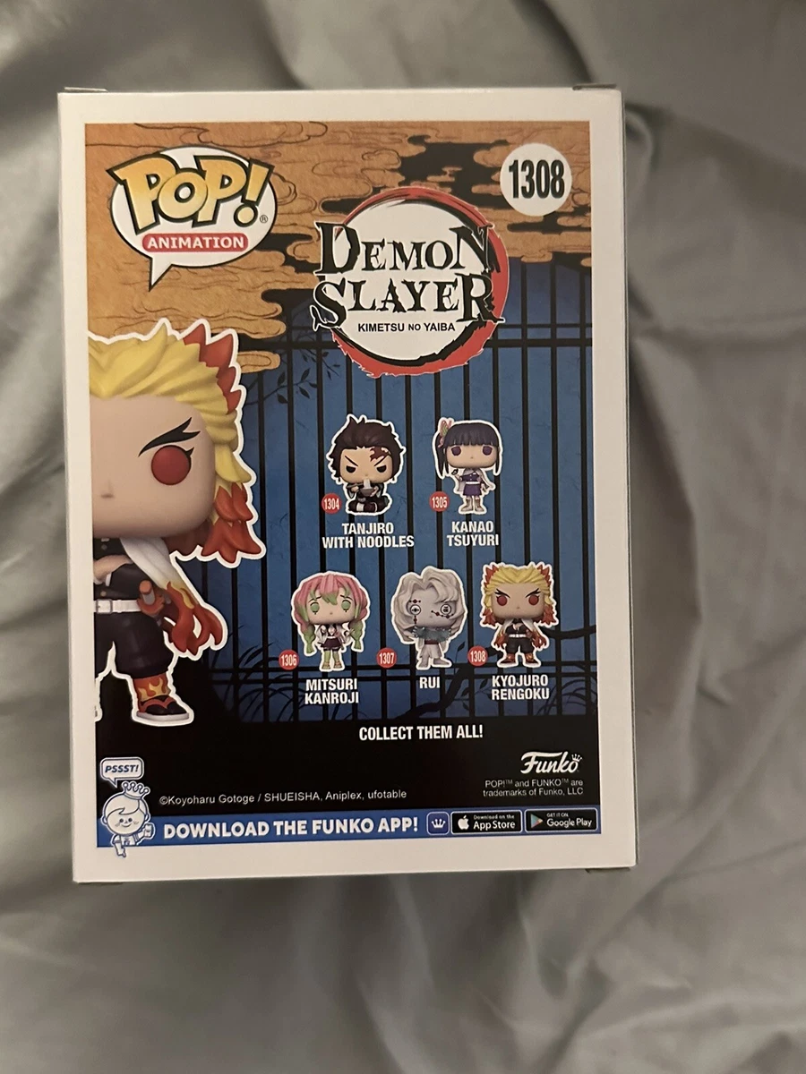 Funko POP! Animation: Demon Slayer - Rengoku Kyojuro (Glow in The Dark) Special Edition Exclusive Vinyl Figure : Toys & Games
