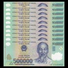 10x500,000 Vietnamese Dong polymer banknote new free next day delivery