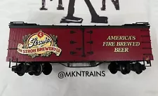 Delton 4258 G Scale Stroh's America's Fire Brewed Beer Reefer EX/No Box