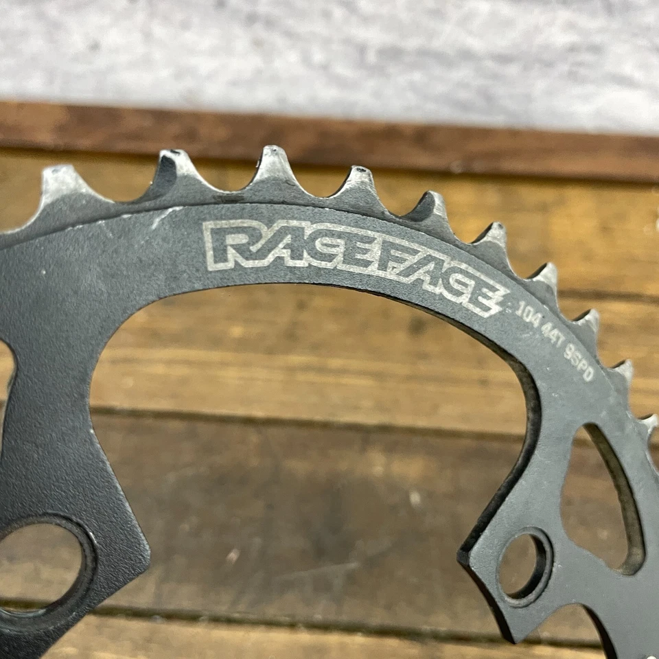 Race Face Chainring 44t 9s 44 Tooth 110 BCD ATB Cruiser 9 Speed Black Vintage 9s - Image 4 of 4