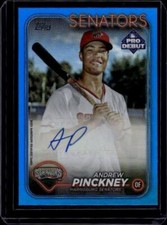 2024 Topps Pro Debut Andrew Pinckney AUTO 107/150