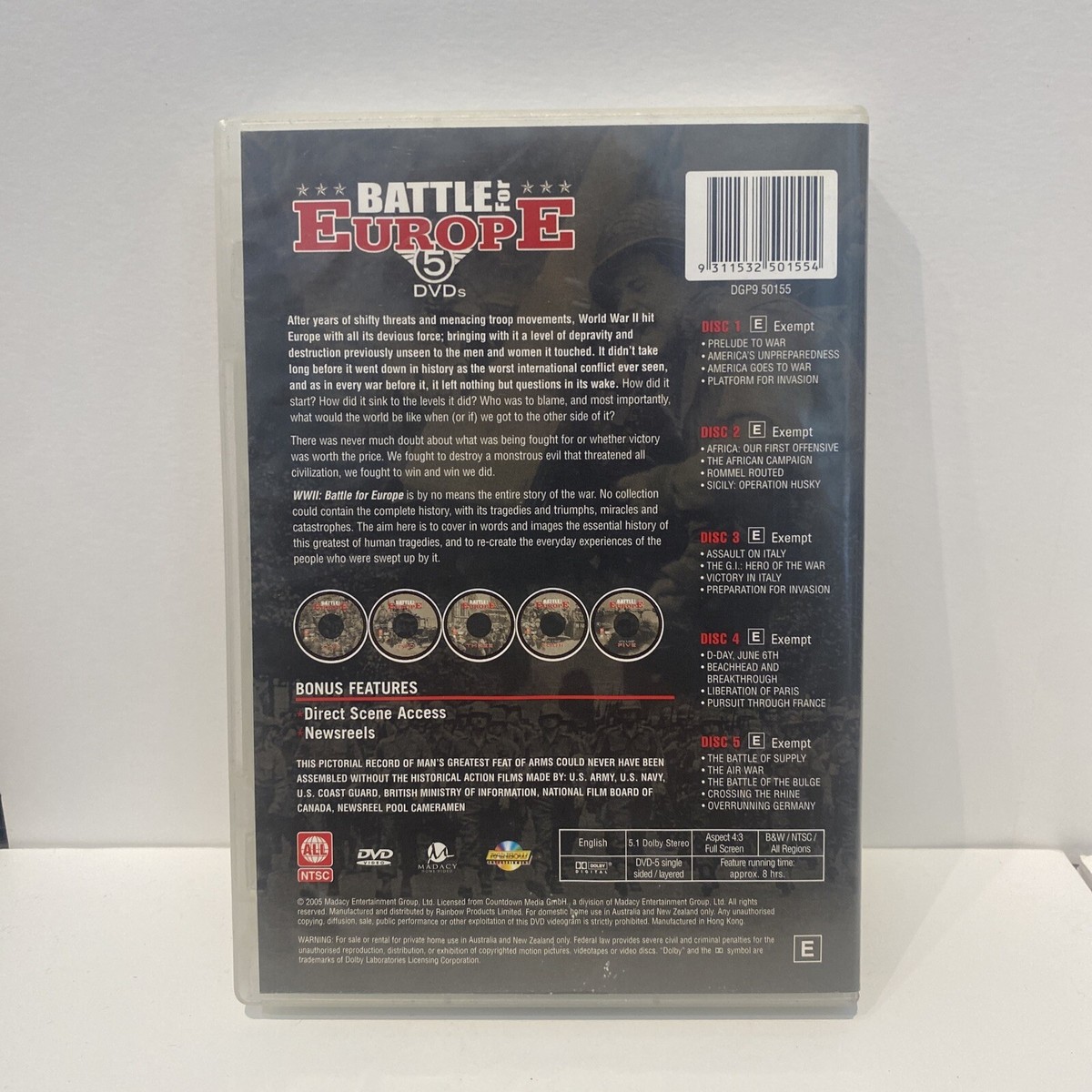 (未使用･未開封品)Wwii Battle for Europe [DVD] Wwii Battle for Europe [DVD] [Import] 【公式通販】