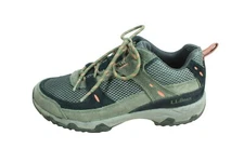 LL Bean Model 4 Men's Multicolor Suede Ventilated Low Top Trail Hiking Boots 7 M