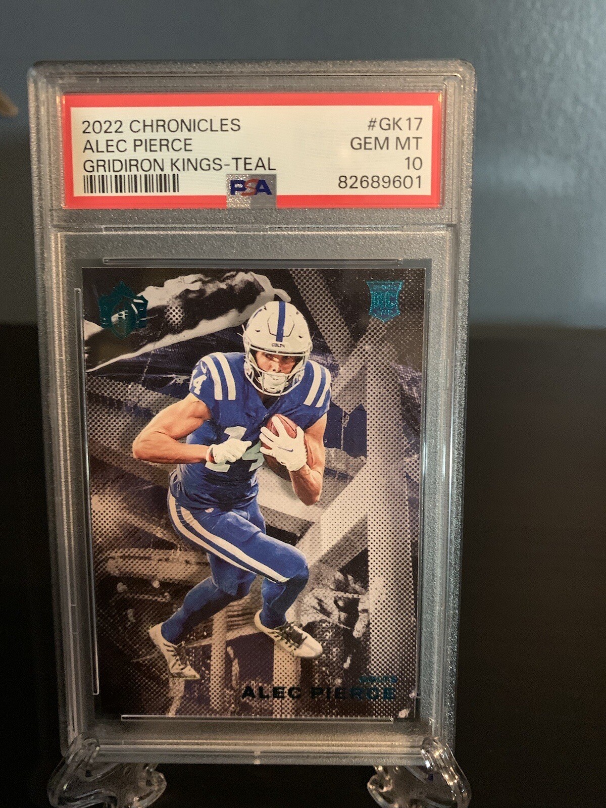 Alec Pierce Panini Chronicles Gridiron Kings #GK17 Teal