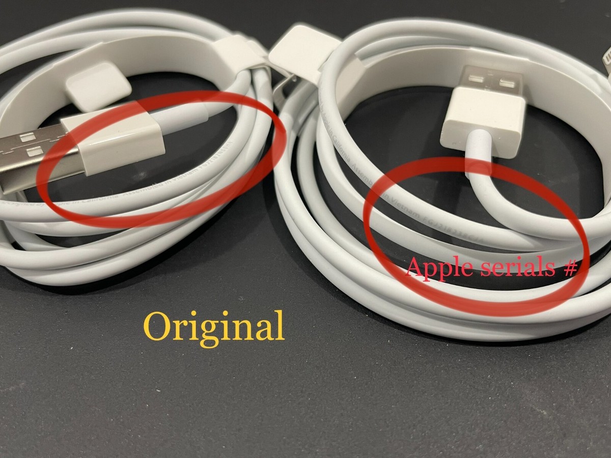 2 x Original Apple Lightning to USB Charger Data Cable for IPhone