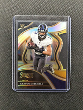 2023 Select Keaton Mitchell Rookie Die Cut Silver Prizm Club Level #246 Ravens