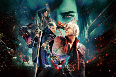 Devil May Cry 5 PS5 PS4 XBOX ONE PC Premium POSTER MADE IN USA