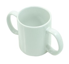 Two Handled Ceramic Mug - Two Handled Adult Drinking Aid - Hot Drinks Mug