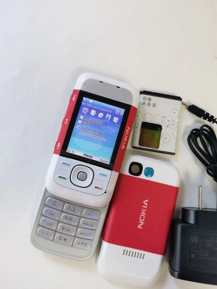 Unlocked Original Nokia 5300 Red GSM 900/1800/1900 Classic Game CellPhone - Image 2 of 4