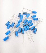 10uF 63V Radial Lead Electrolytic Capacitors: Small Size: 25/Pack: Great Price
