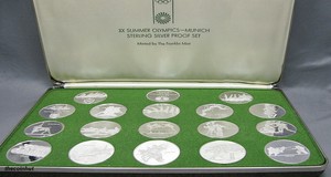 999-Silver-Proof-1972-XX-Summer-Olympics-Munich-Commemorative-Medals-CH5151