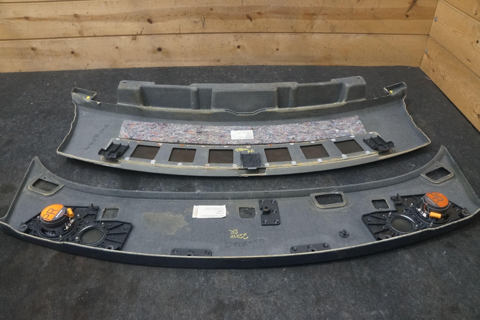 Set Rear Window Parcel Shelf Trim Panel 51467123186 Rolls Royce Phantom 04 *Note