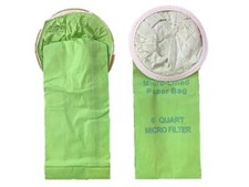 250 Replacement Proteam 6 Quart Bags. Fit 6 QT 100431 Round Backpack Vacuums.