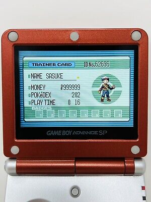 Unlocked Pokemon Fire Red Complete Shiny Pokedex Max Items 