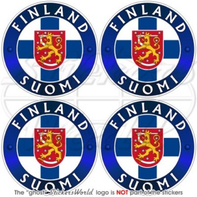 FINNLAND FINLAND SUOMI Finnisch Vinyl Aufkleber Sticker 50mm x4