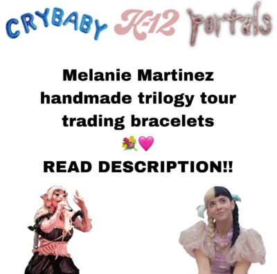 Melanie Martinez handgefertigte Trilogie Tour Trading Armbänder - BESCHREIBUNG LESEN