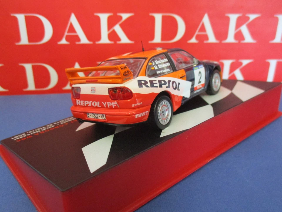 Die cast 1/43 Modellino Auto Seat Cordoba WRC Rally RAC Navarra de Tierra 2001 - Immagine 3 di 4