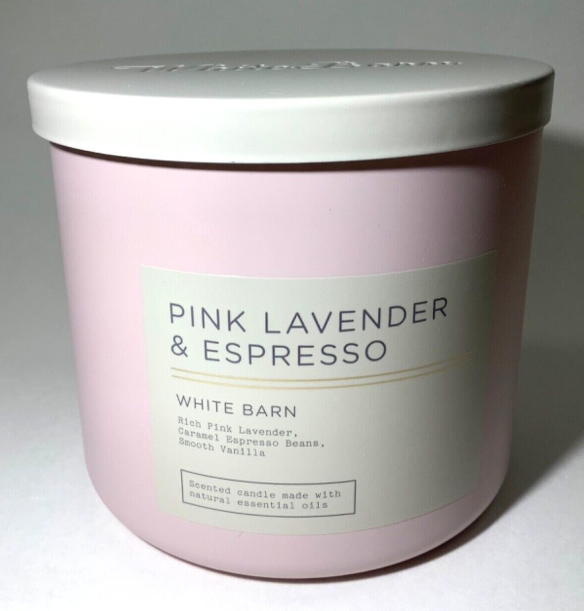 Bath & Body Works Pink Lavender & Espresso 3-wick Scented Candle w