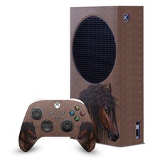 SIMONE GATTERWE STEAMPUNK HORSE CONSOLE WRAP AND CONTROLLER SKIN XBOX SERIES S