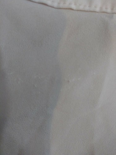 Old Navy women Small top button up sheer beautiful peach 100% polyester. - Picture 7 of 7