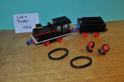 Lego Train Set 122 Loco and Tender ohne Anleitung, ohne OVP