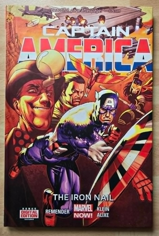 Captain America The Iron Nail HC Hardcover Graphic Novel