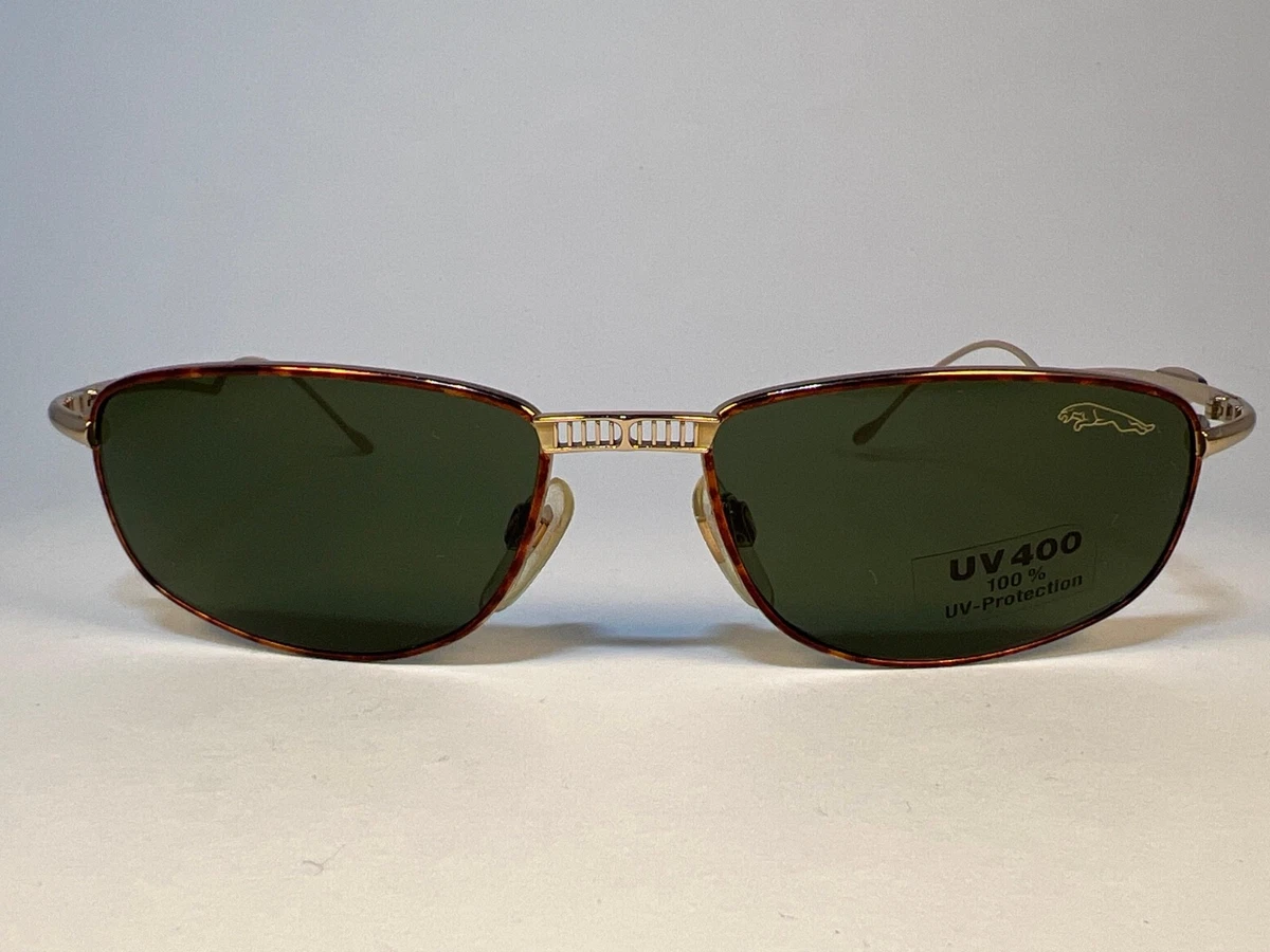 Vintage 1980\'s Jaguar Sunglasses‎ Red Trim Unisex A-841 Jaguar Vintage 1980s Aviator Sunglasses main image 2