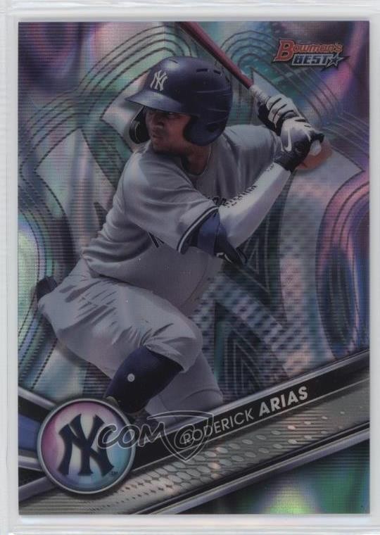 2022 Bowman's Best Top Prospects Aqua Lava Refractor 7/199 Roderick Arias 15wb