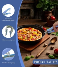  Anti-Scalding Hot Bowl Dish Plate Gripper Clips Tongs Clamp Holder 