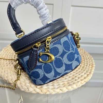 Coach Trail Crossbody 12 Signature Denim CT097 Denim Blue | eBay