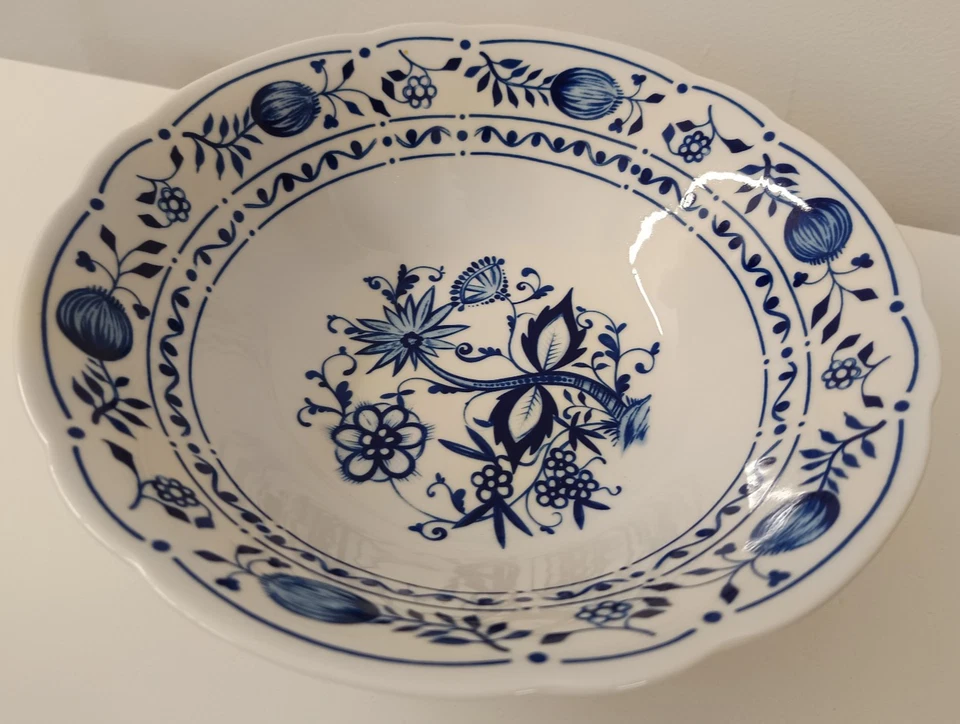 * KAHLA Zwiebelmuster große Salat Schale Servierplatte TOP - Bild 1 von 4