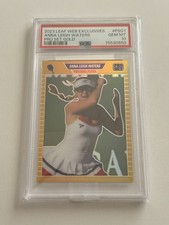 2023 Anna Leigh Waters /199 PSA 10 Gem Mint RC Gold Leaf Web Pickleball Rookie