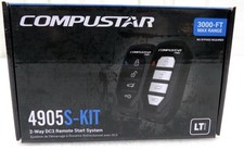 Compustar CS4905S-KIT 2 Way DC3 Remote Start Kit System Black 3000 Ft. Max Range