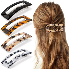 Vintage French Barrette Clips - 4 Pack Women Barrettes Hair Accessories
