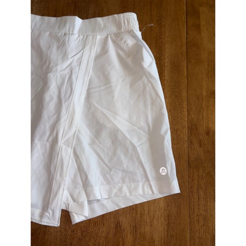 Mondetta Golf Shorts Athletic Lightweight Stretch  Fairway White Size M - Picture 3 of 9