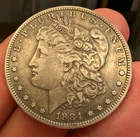 1884-S Morgan Silver Dollar Uncertified