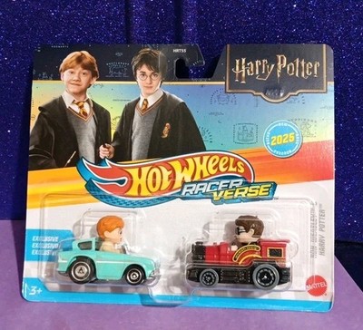 Hot Wheels RacerVerse Harry Potter Ron Weasley Hogwarts Express 2-Pack Exclusive