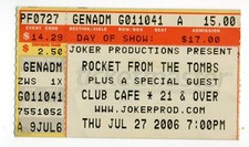 Rocket From the Tombs - Pittsburgh Pa Club Cafe - David Thomas - Richard Lloyd