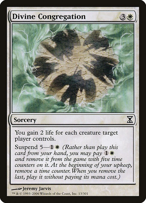 Divine Congregation Foil Time Spiral 13 NM MTG